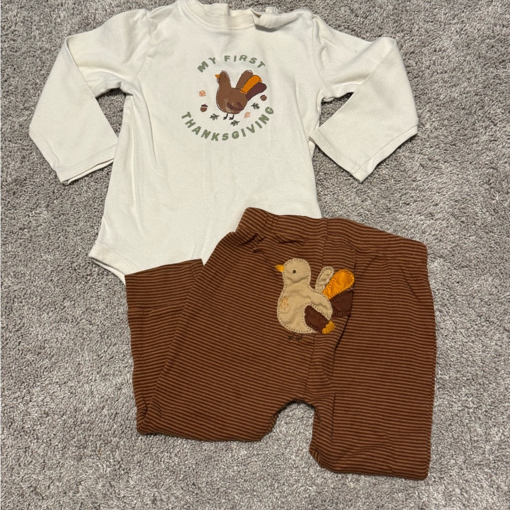 My First Thanksgiving Outfit Set